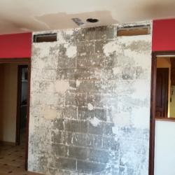 AVANT déco pierre d'un mur intérieur