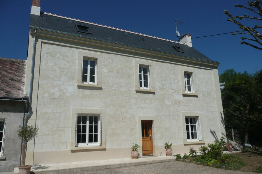 Façade Jardin Loire rénovation