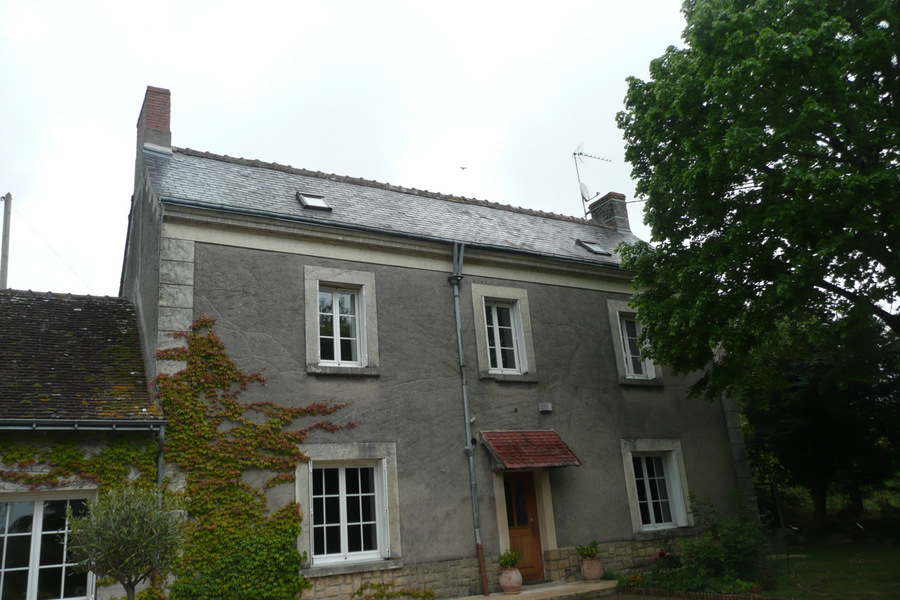Façade Jardin avant Loire rénovation