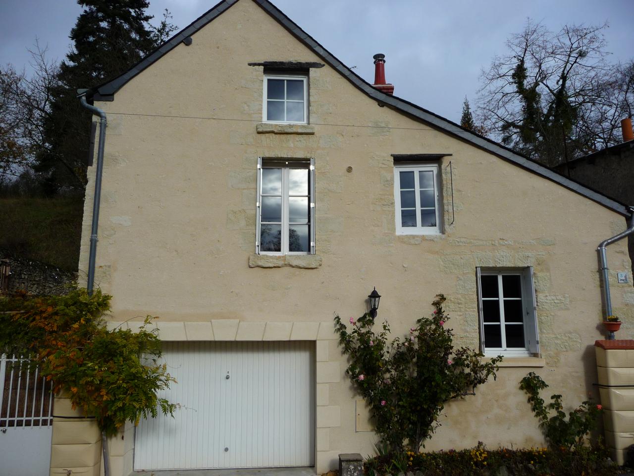rénovation ancienne avec sables du loir sur Vernou sur brenne