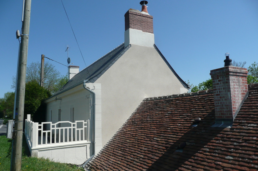 pignon ouest depuis la levée de la Loire