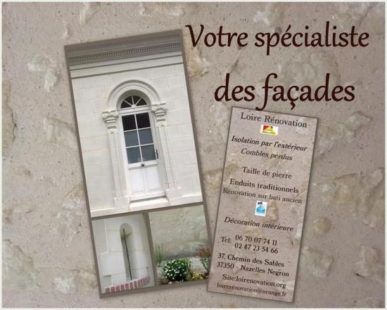 Loire rénovation, votre spécialiste des façades en Touraine