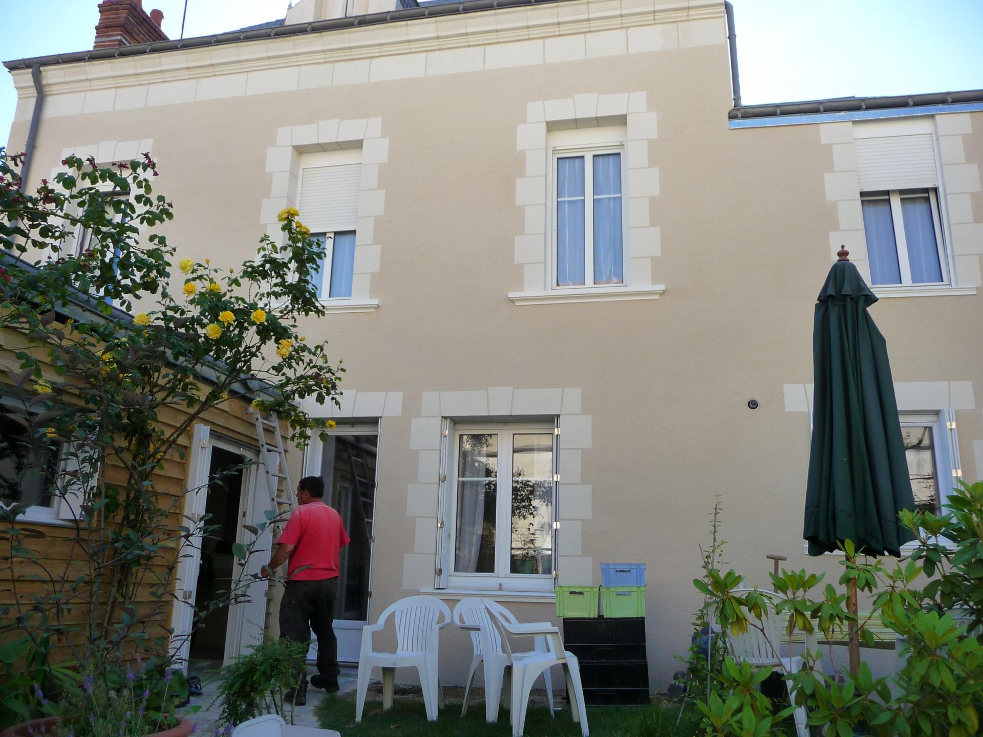Rénovation de façade aspect pierre