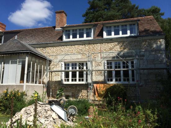 Renovation ancienne a la croix en touraine 1